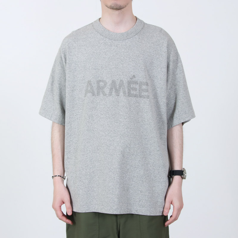 blurhmsROOTSTOCK(�֥顼�ॹ �롼�ĥ��ȥå�) ARM E 88/12 Print Tee WIDE