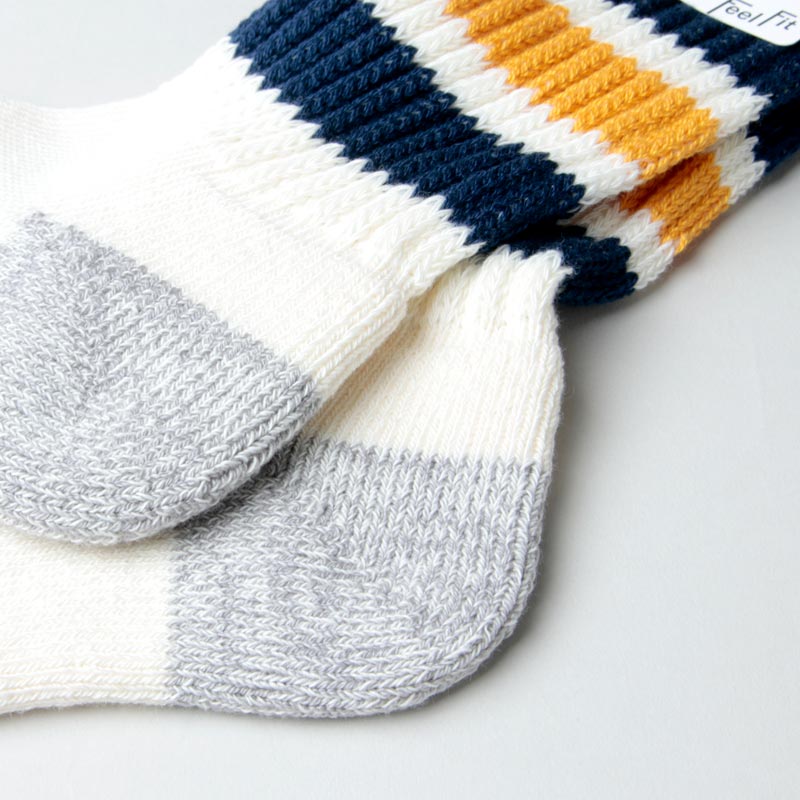 RoToTo (ロトト) COARSE RIBBED OLDSCHOOL CREW SOCKS / コース リブド オールドスクール ソックス