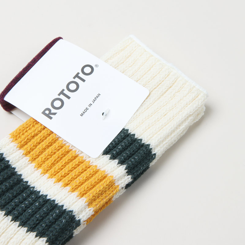 RoToTo(ȥ) COARSE RIBBED OLDSCHOOL CREW SOCKS