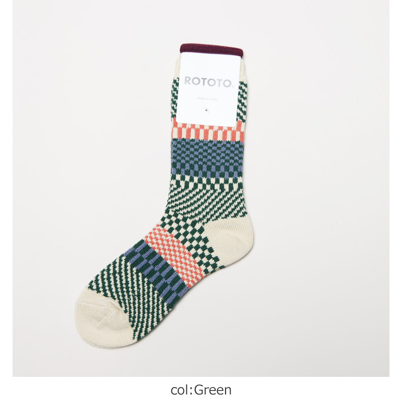 RoToTo(ȥ) CHECK & STEP SOCKS