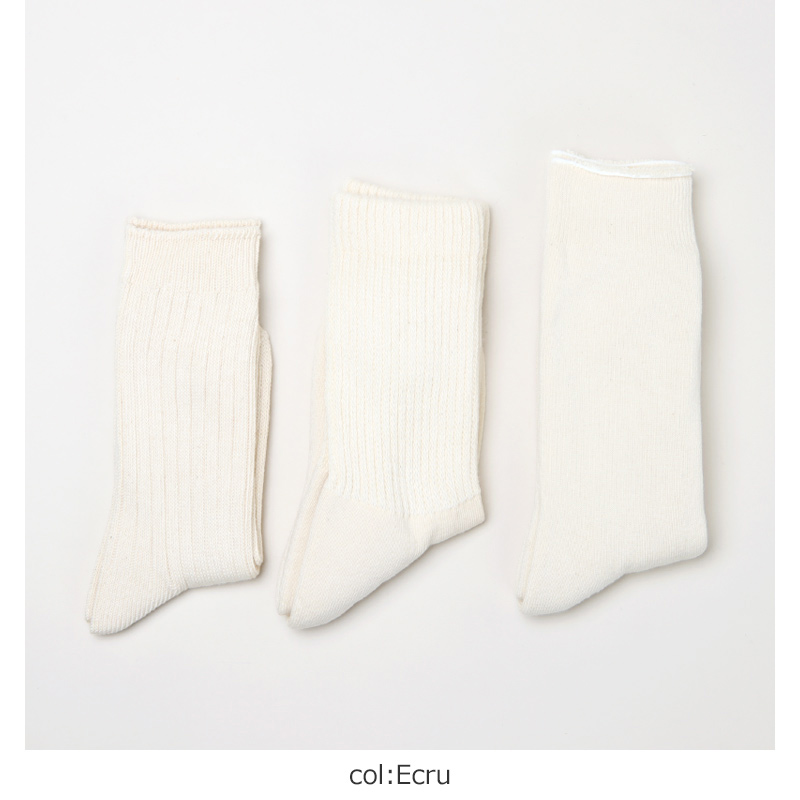 RoToTo(ȥ) ORGANIC DAILY 3 PACK CREW SOCKS