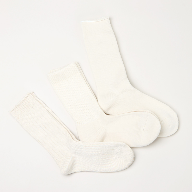 RoToTo(ȥ) ORGANIC DAILY 3 PACK CREW SOCKS