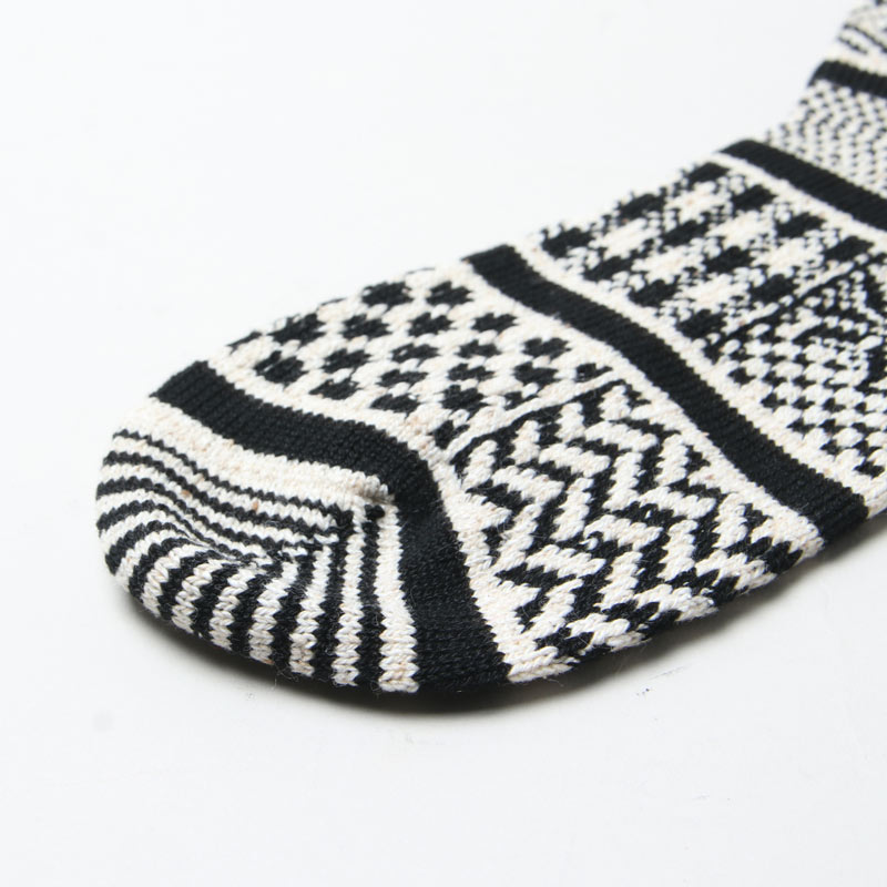 RoToTo(ȥ) MULTI JACQUARD CREW SOCKS