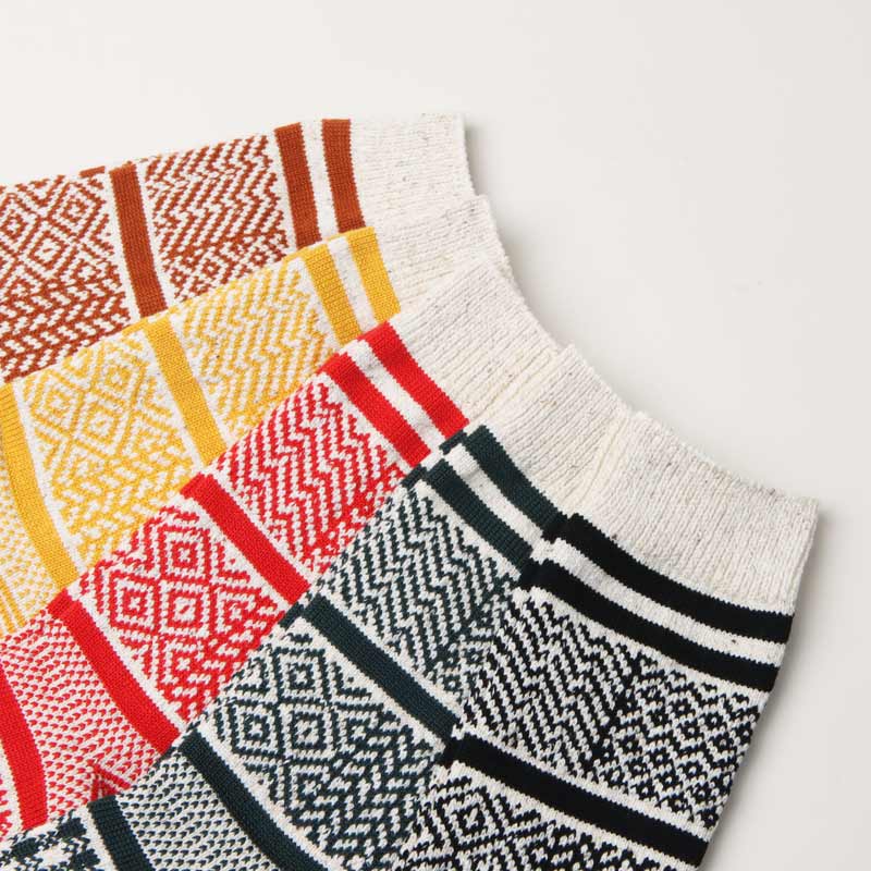 RoToTo(ȥ) MULTI JACQUARD CREW SOCKS