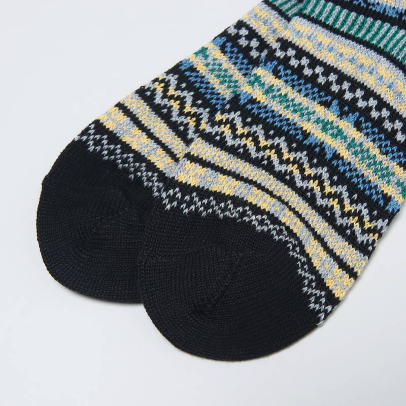 RoToTo(ȥ) JACQUARD CREW SOCKS FAIRISLE