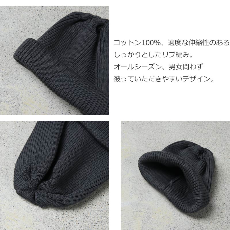 RoToTo(ȥ) COTTON ROLL UP BEANIE