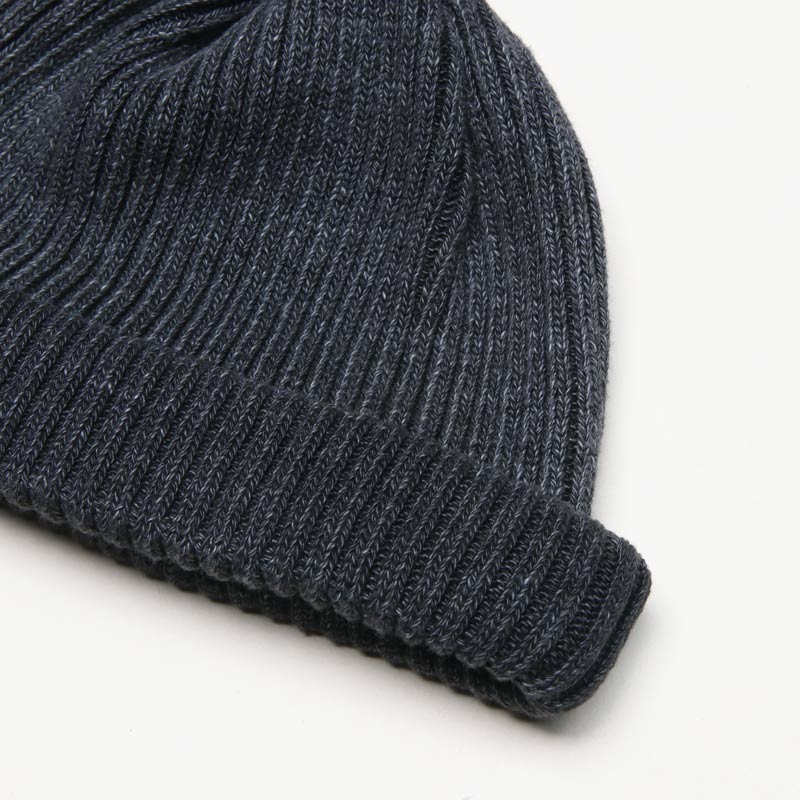 RoToTo(ȥ) INDIGO COTTON ROLL UP BEANIE