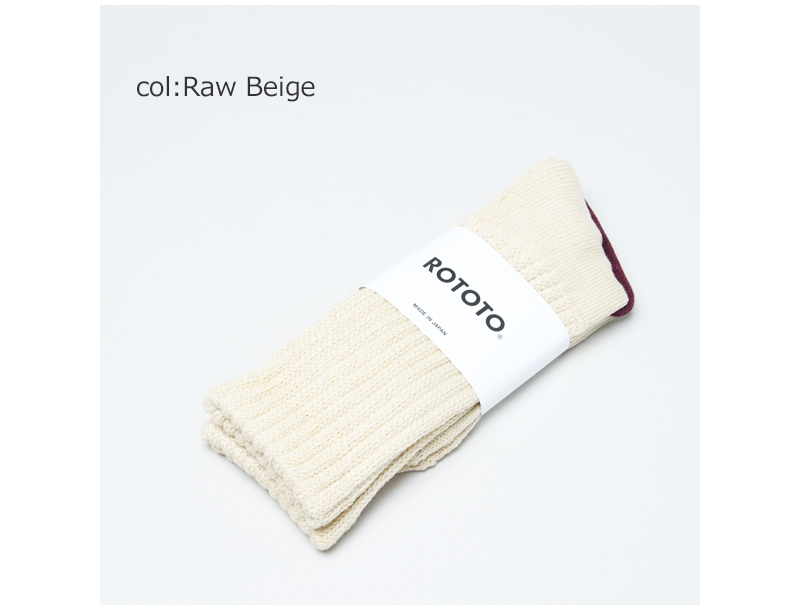 RoToTo(ȥ) LOOSE PILE CREW SOCKS