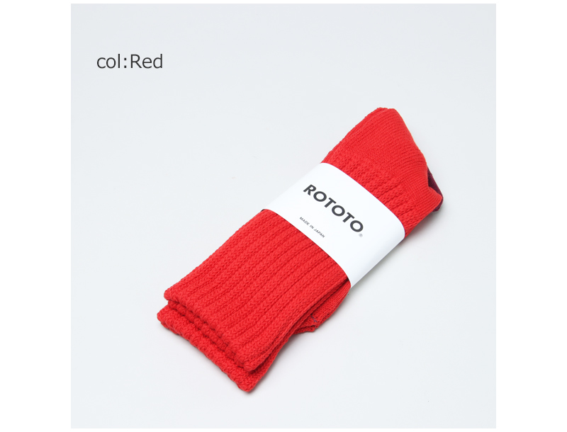 RoToTo(ȥ) LOOSE PILE CREW SOCKS