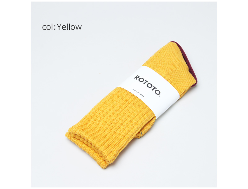 RoToTo(ȥ) LOOSE PILE CREW SOCKS