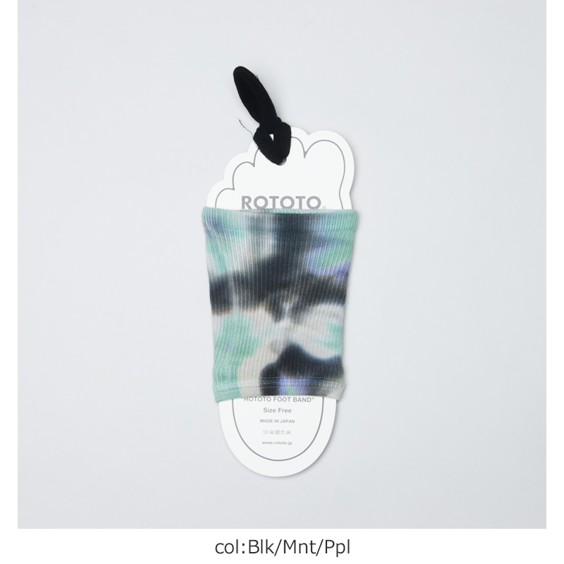 RoToTo(ȥ) ROTOTO FOOT BAND TIE DYE
