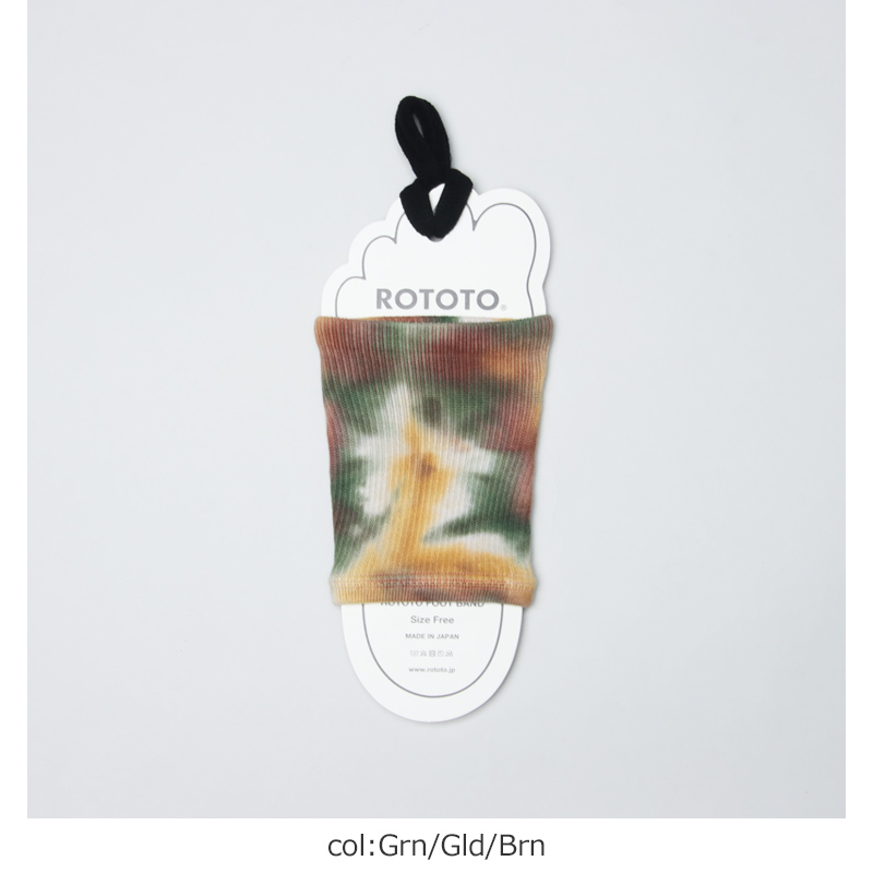 RoToTo(ȥ) ROTOTO FOOT BAND TIE DYE