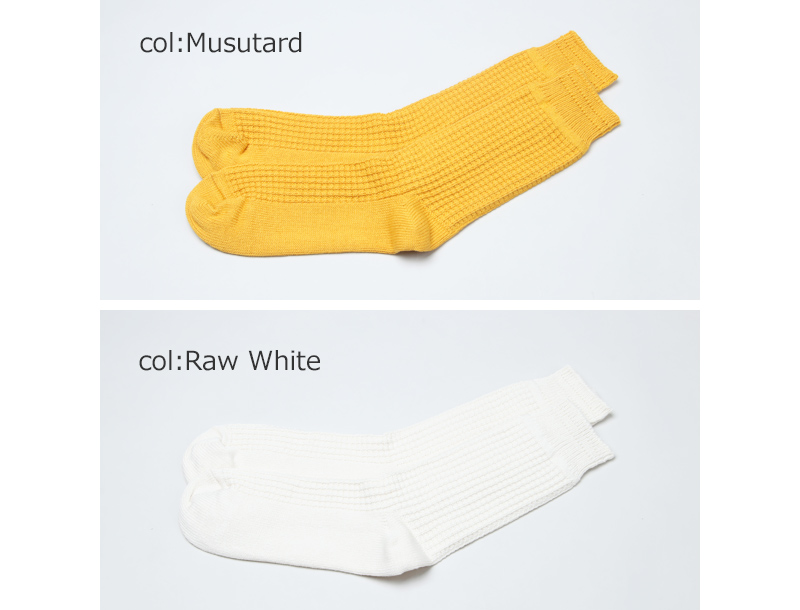 RoToTo(ȥ) COTTON WAFFLE CREW SOCKS