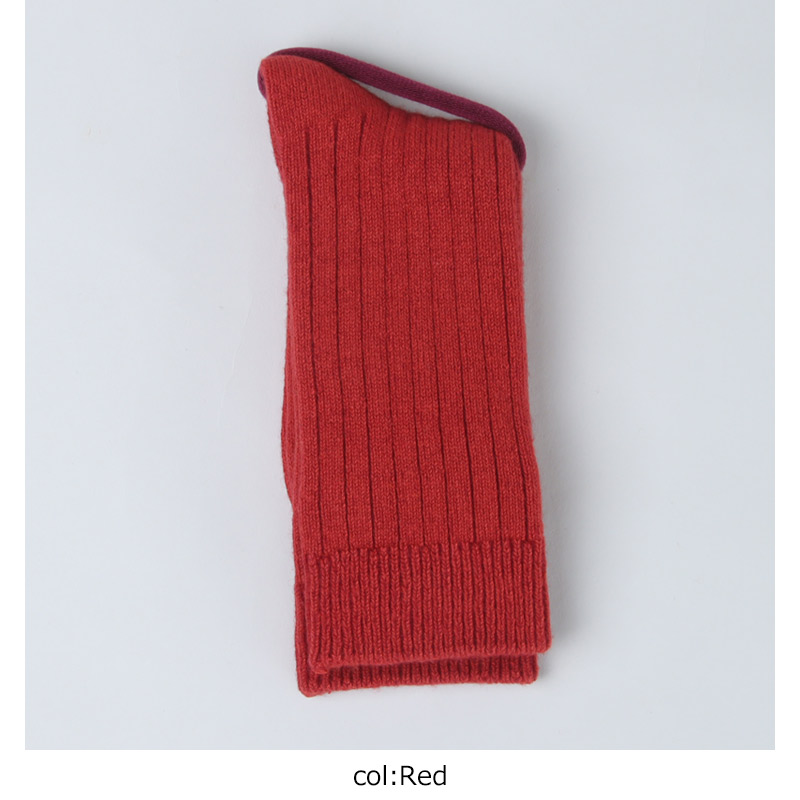 RoToTo(ȥ) COTTON WOOL RIBBED CREW SOCKS