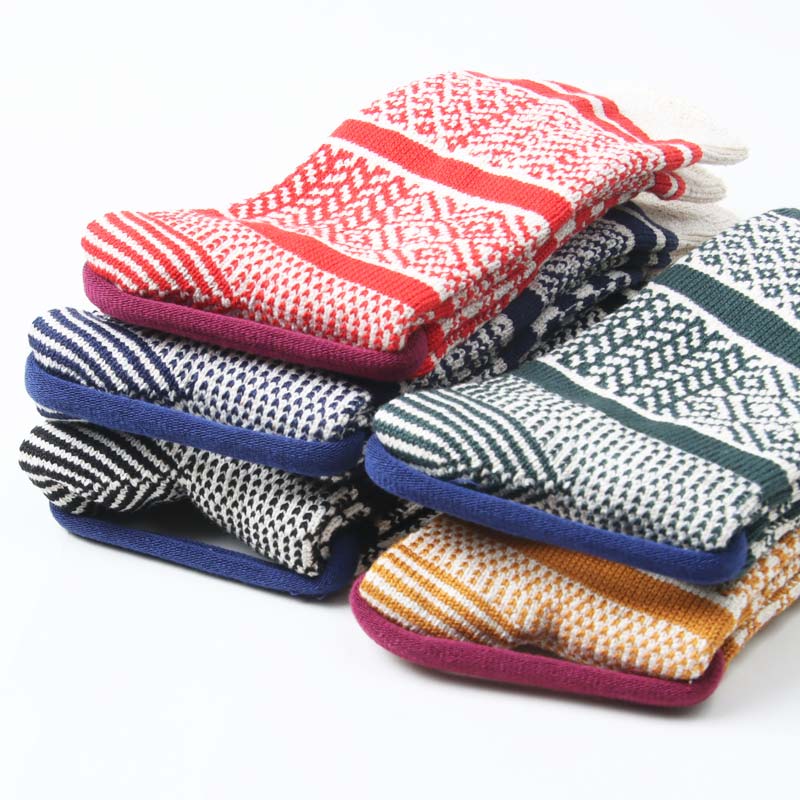 RoToTo(ȥ) MULTI JACQUARD CREW SOCKS