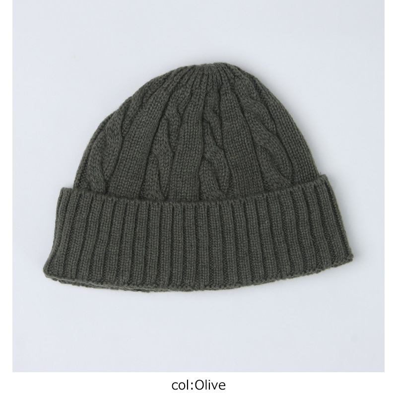 RoToTo(ȥ) WASHABLE MERINO CABLE WATCH CAP