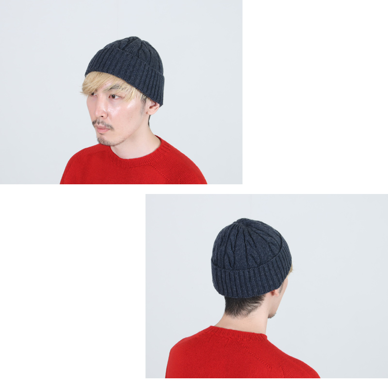 RoToTo(ȥ) WASHABLE MERINO CABLE WATCH CAP
