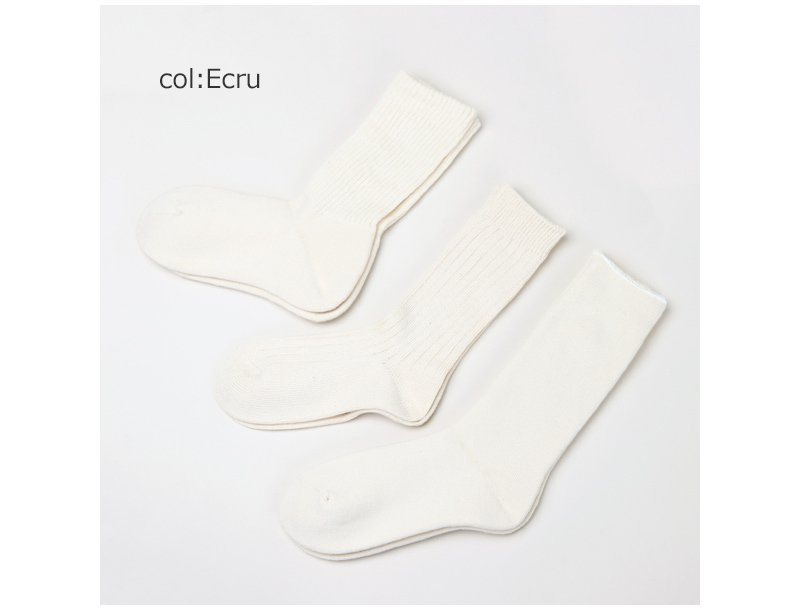 RoToTo(���ȥ�) ORGANIC DAILY 3 PACK CREW SOCKS