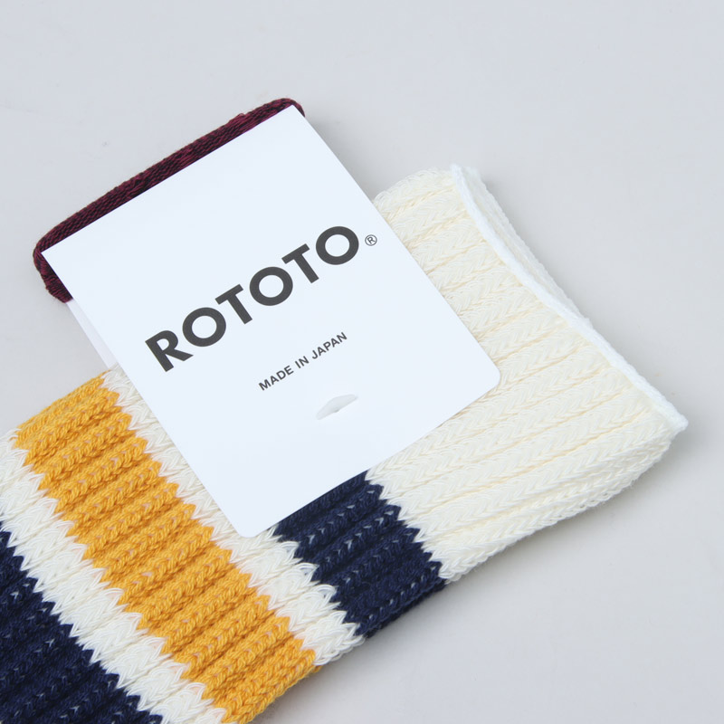RoToTo(���ȥ�) COARSE RIBBED OLDSCHOOL CREW SOCKS