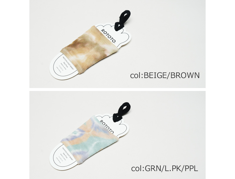 RoToTo(���ȥ�) ROTOTO FOOT BAND TIE DYE