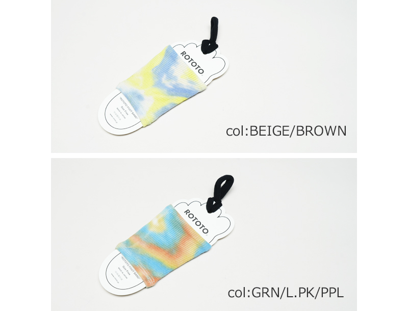 RoToTo(���ȥ�) ROTOTO FOOT BAND TIE DYE