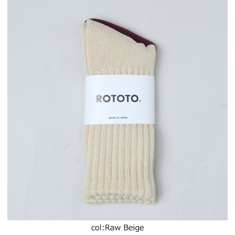 RoToTo(���ȥ�) LOOSE PILE CREW SOCKS