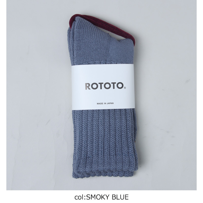 RoToTo(���ȥ�) LOOSE PILE CREW SOCKS