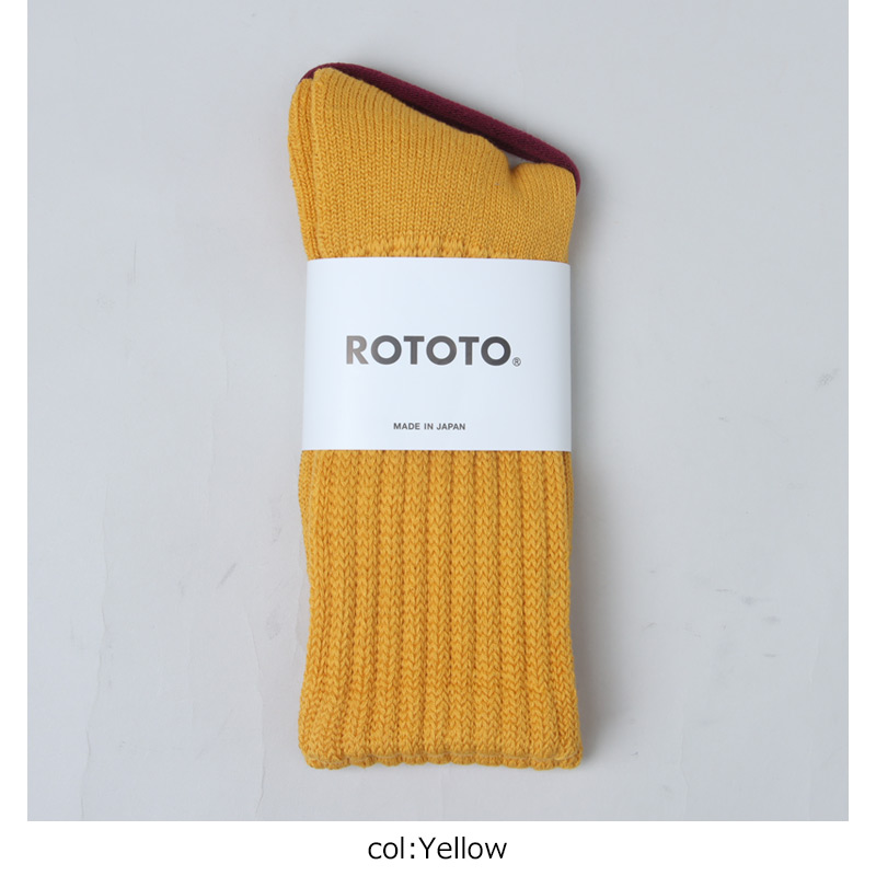 RoToTo(���ȥ�) LOOSE PILE CREW SOCKS