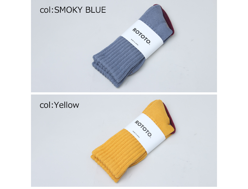 RoToTo(���ȥ�) LOOSE PILE CREW SOCKS