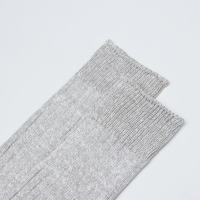 RoToTo(���ȥ�) LINEN COTTON RIBBED CREW SOCKS