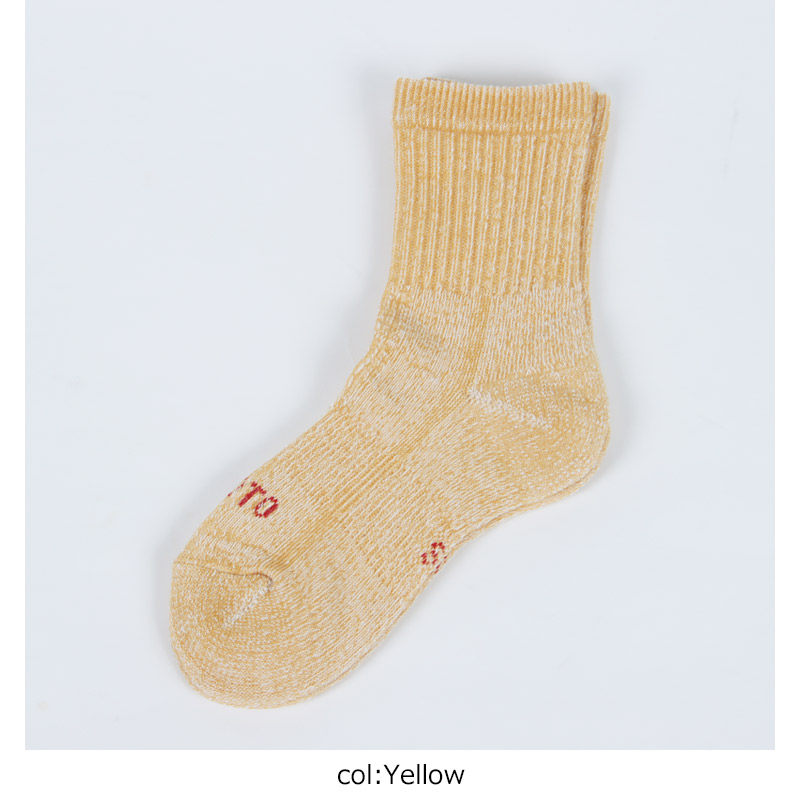 RoToTo(���ȥ�) DOUBLE FACE MINI CREW SOCKS��ORGANIC COTTON