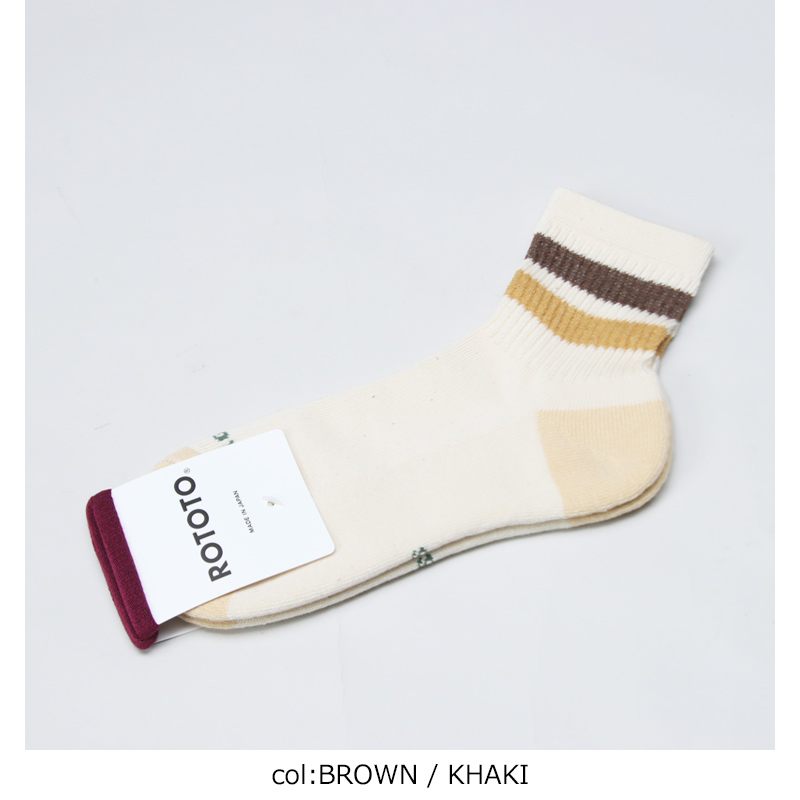 RoToTo(���ȥ�) RETRO ATHLETIC ANKLE SOCKS