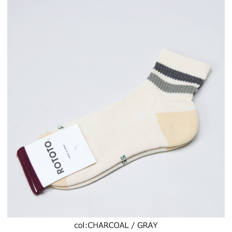 RoToTo(���ȥ�) RETRO ATHLETIC ANKLE SOCKS