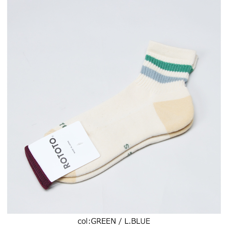 RoToTo(���ȥ�) RETRO ATHLETIC ANKLE SOCKS