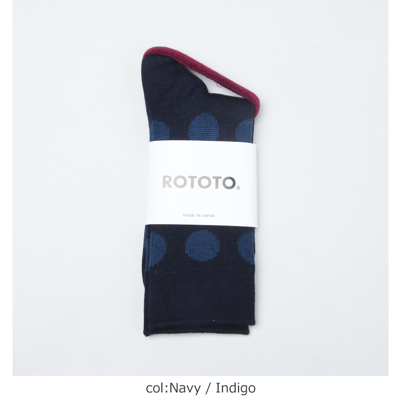 RoToTo(���ȥ�) PORTHOLE DOT SOCKS