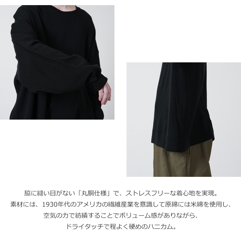 roundabout(�饦����Х���) L/S Crew neck T-Shirt