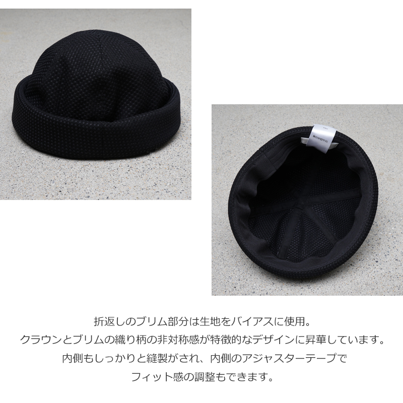 roundabout(�饦����Х���) Sashiko Roll Cap
