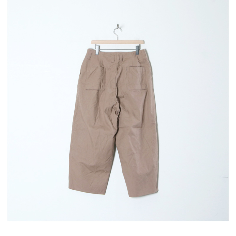 roundabout(饦Х) Double Canvas Deep Tuck Pants