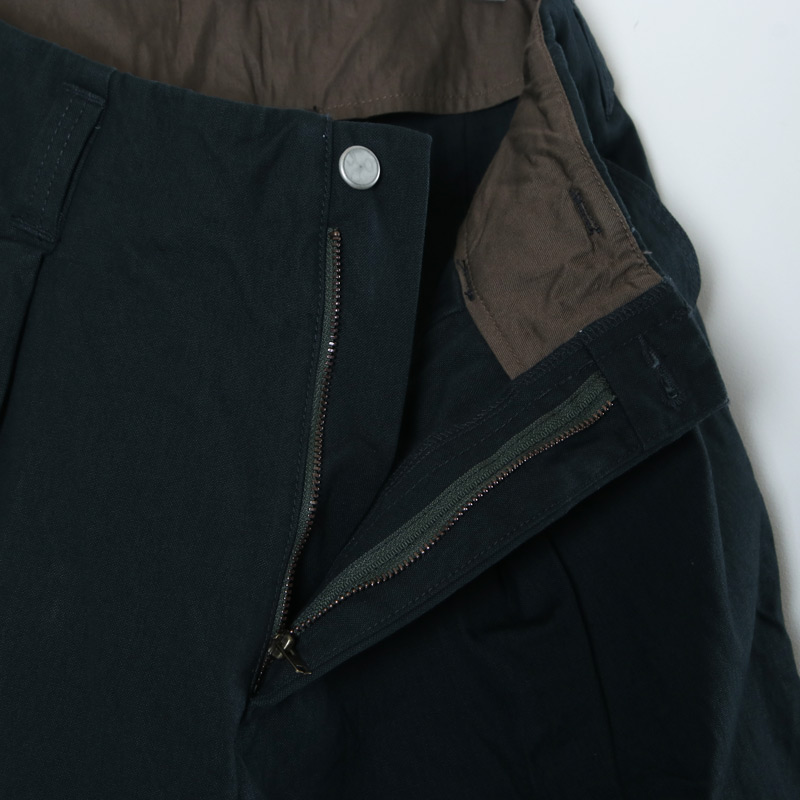 roundabout (ラウンダバウト) Double Canvas Deep Tuck Pants / ダブル