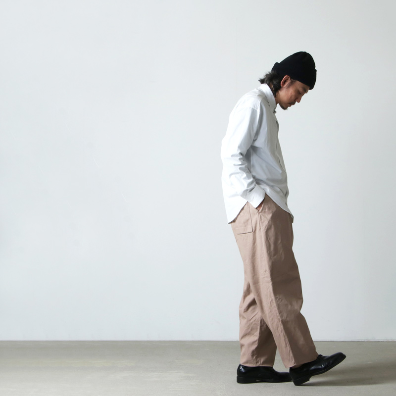 roundabout (ラウンダバウト) Double Canvas Deep Tuck Pants / ダブル