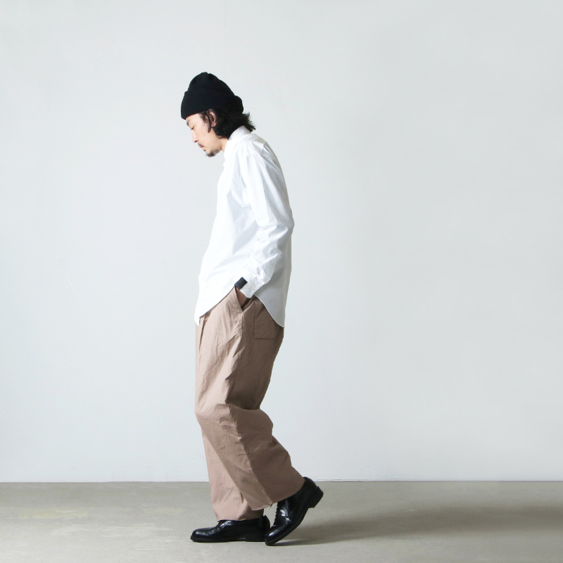 roundabout (ラウンダバウト) Double Canvas Deep Tuck Pants / ダブル