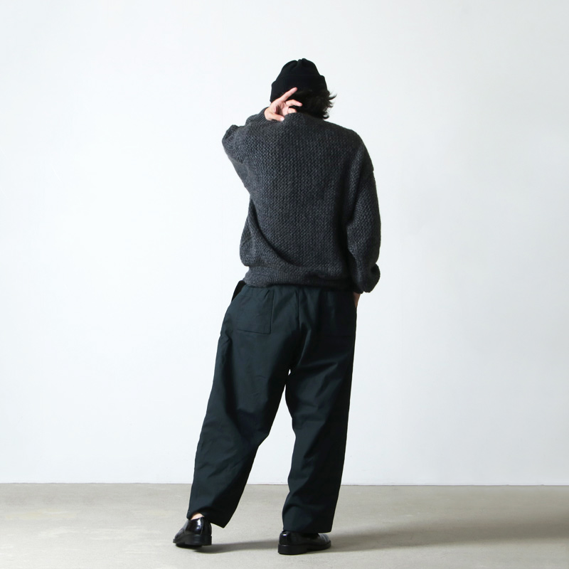 roundabout(饦Х) Double Canvas Deep Tuck Pants