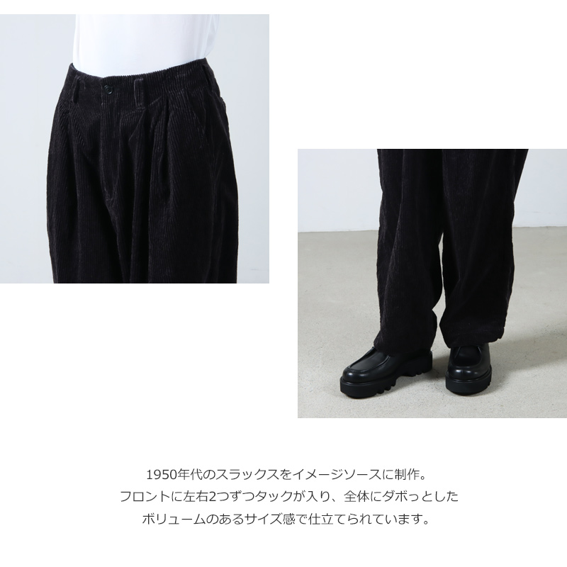 roundabout(饦Х) Corduroy 2tuck Pants