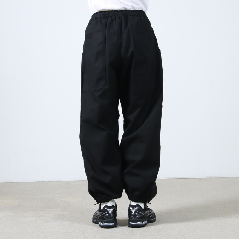 roundabout(饦Х) Cotton Serge 3tuck Big Balloon Pants