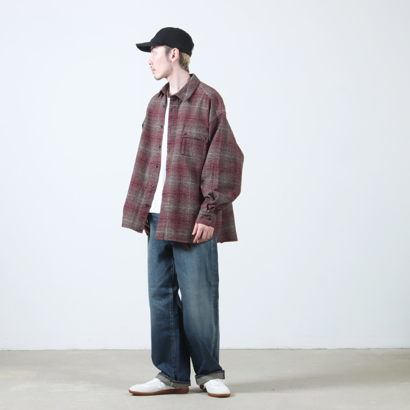roundabout(饦Х) L/S Flannel Shirt
