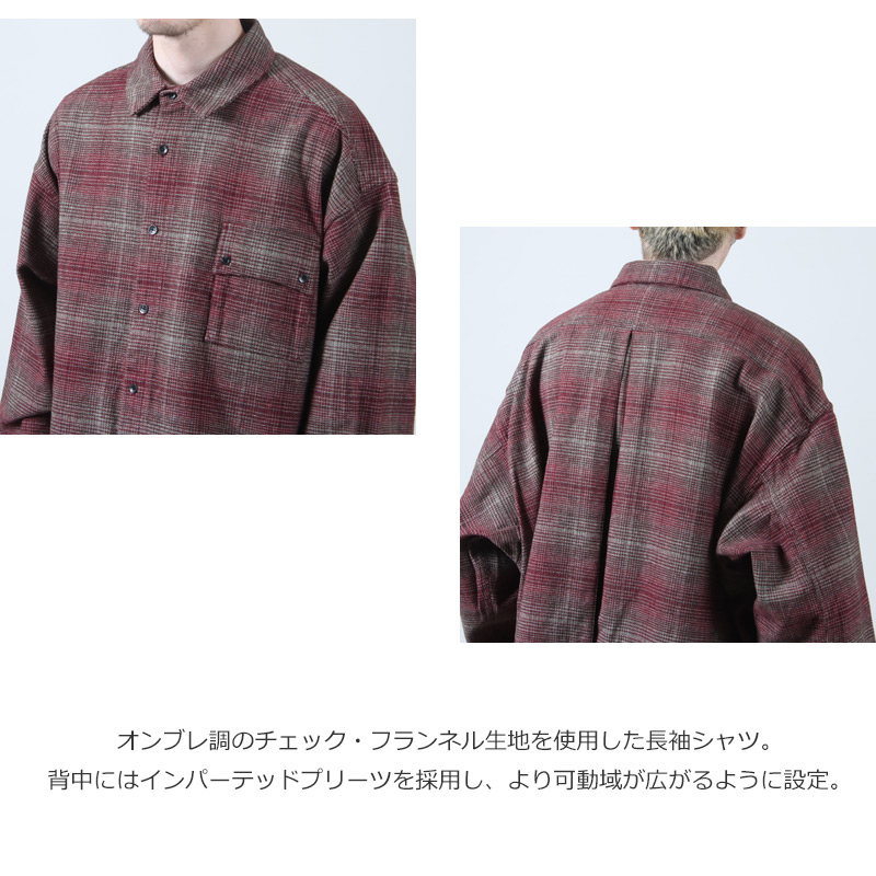 roundabout(饦Х) L/S Flannel Shirt