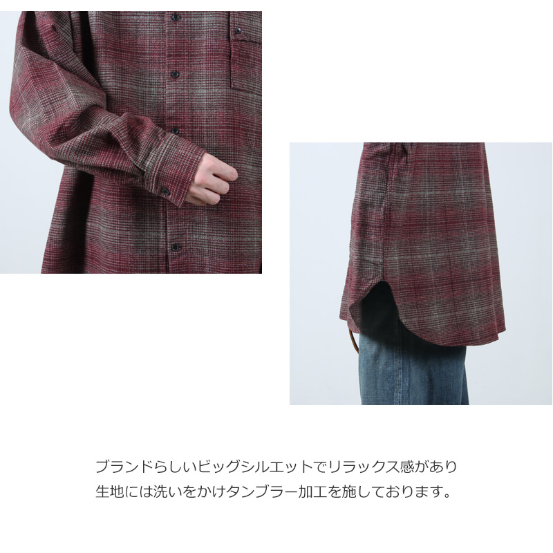 roundabout(饦Х) L/S Flannel Shirt