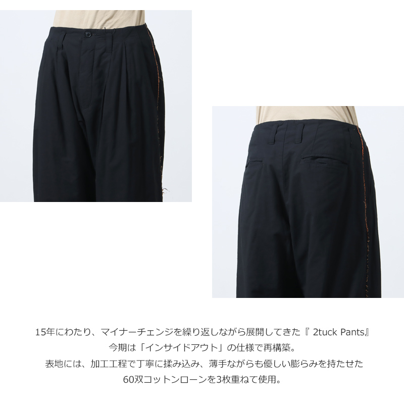 roundabout(饦Х) Inside-Out 2tuck Pants