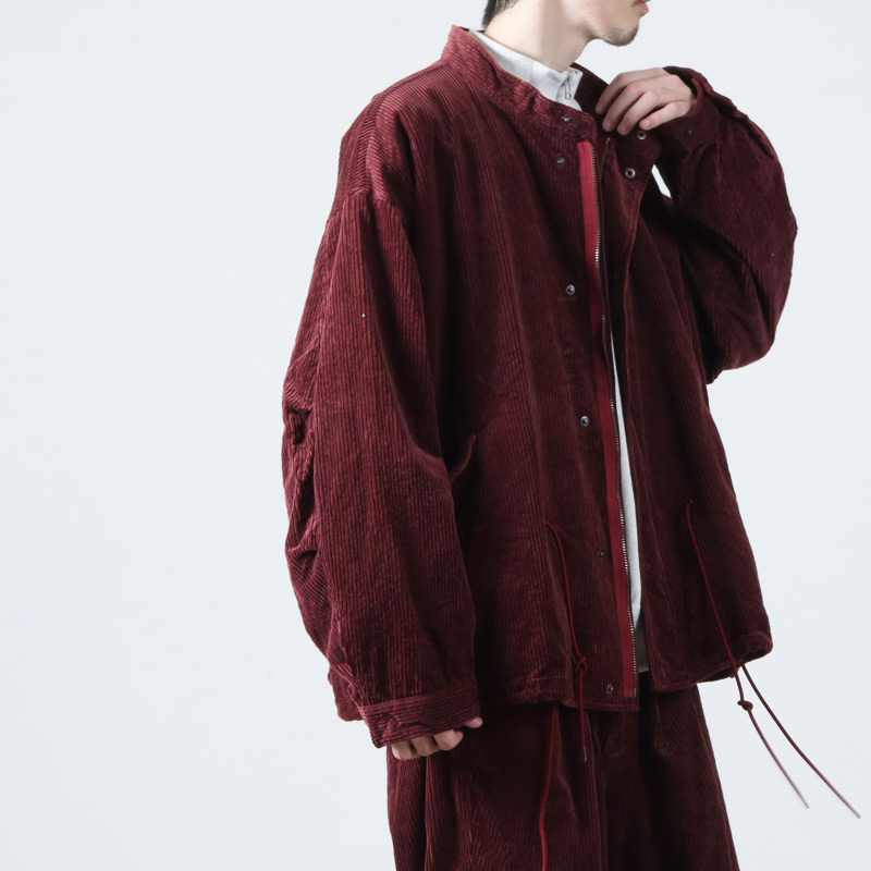 roundabout(饦Х) Corduroy Stand Collar Blouson