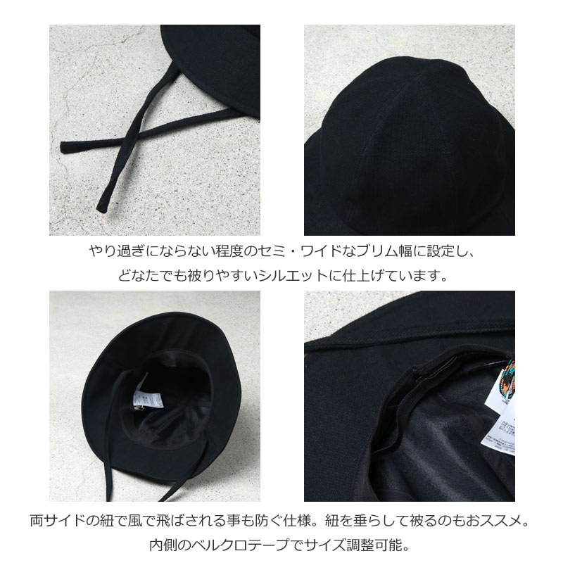 roundabout(饦Х) Cotton Linen Pripela Hat